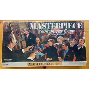Vintage 1970 Masterpiece The Art Auction Game Parker Brothers